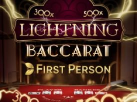 First Person Lightning Baccarat