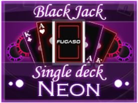Neon Blackjack One Deck